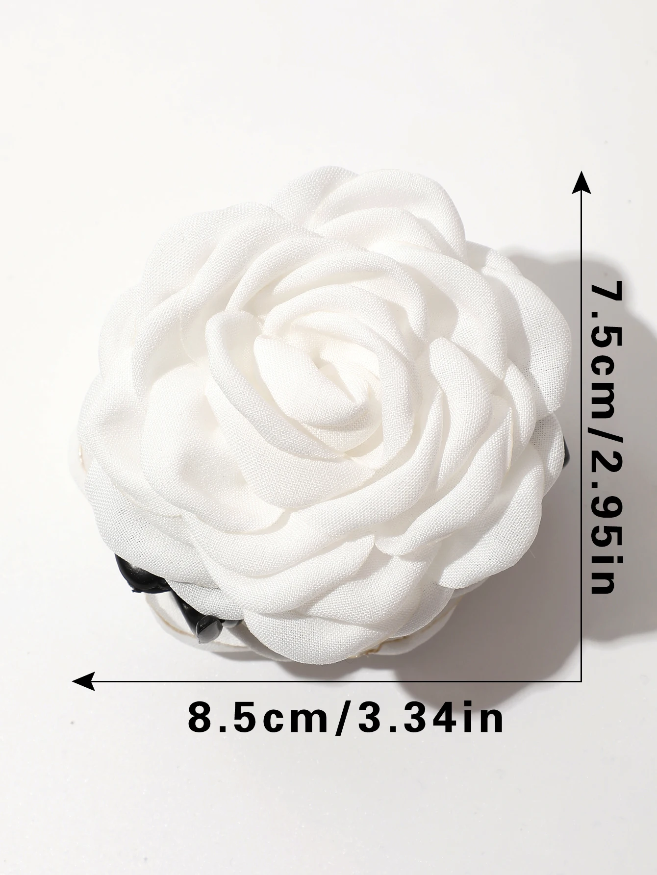 Fermaglio per capelli con fiore rosa Fermaglio per artigli in tessuto grande Fermagli per capelli con motivo scozzese floreale elegante per mollette