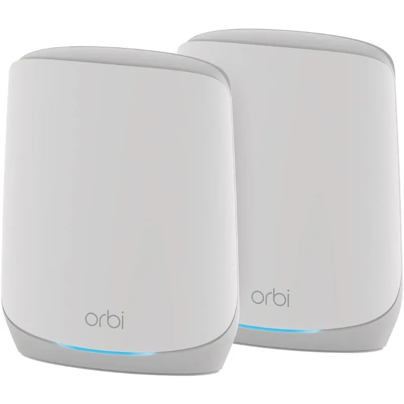 Orbi Whole Home Tri-Band Mesh WiFi 6 System (RBK752P) – Router with 1 Satellite Extender - Coverage up to 5,000 sq.