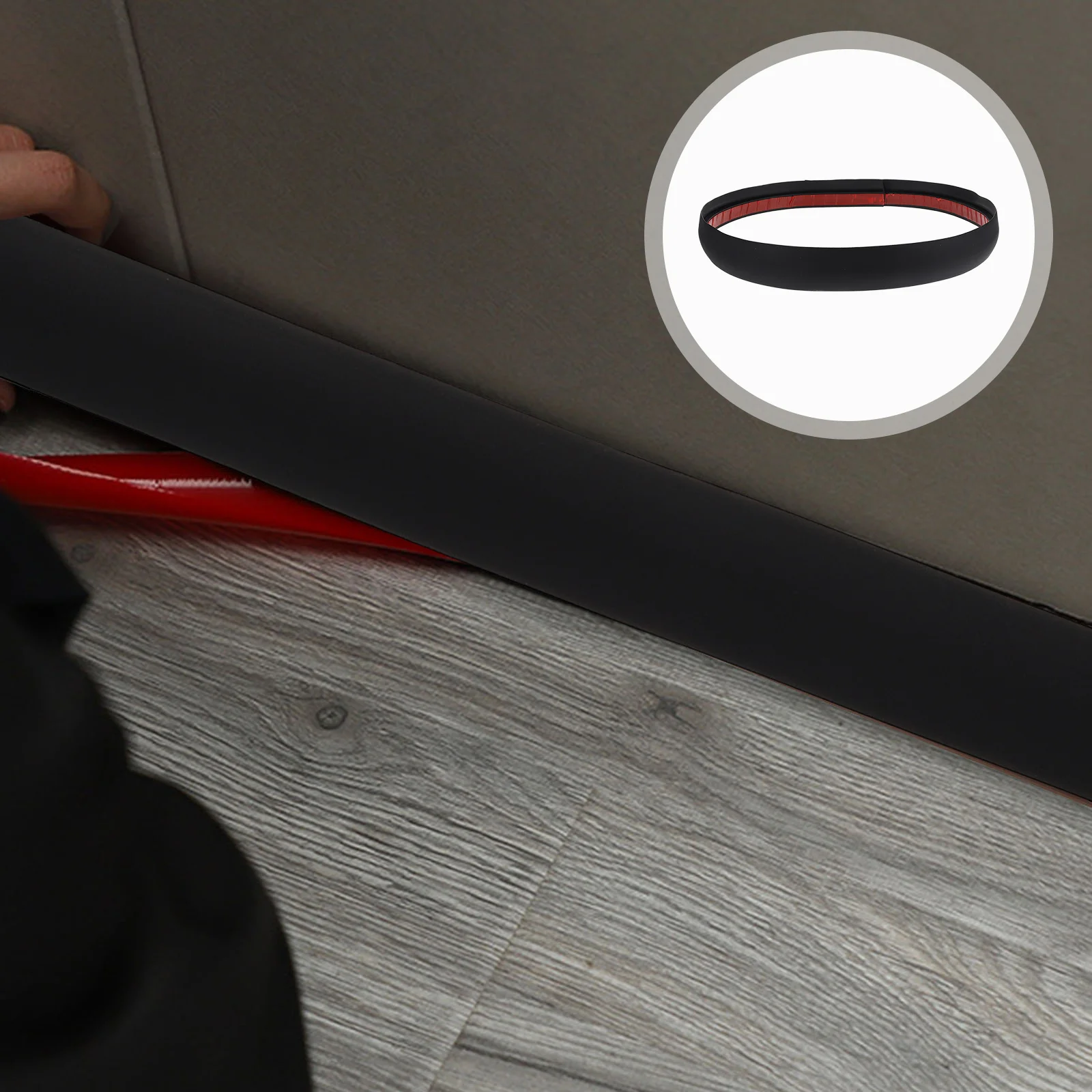 

Easy Install Self Adhesive Threshold Strip PVC Floor Cover Strip for Stairs Edges Decorative Material Protection