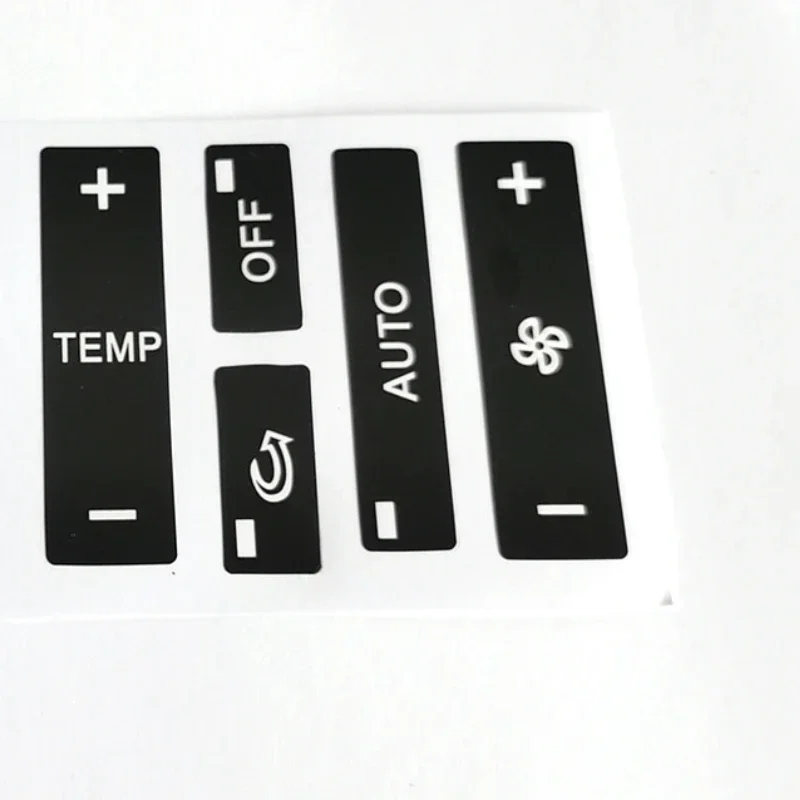 Car Stickers For Audi A2/ A3 8L Car Air Conditioning Control Switch A/C Button Repair Sticker