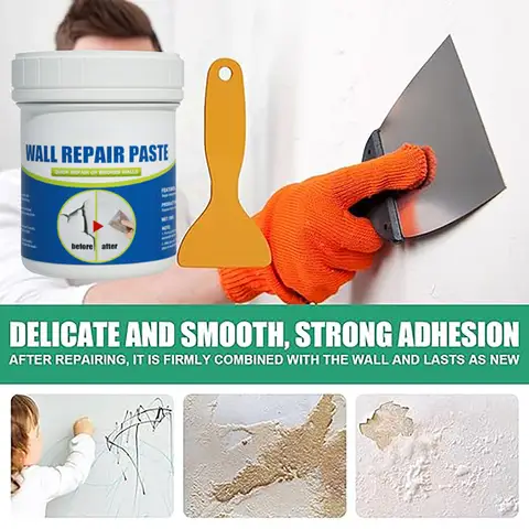 Wall Mending Agent Kit Moisture-Proof Trimming Cream Wall Putty Suitable for Maintenance Professionals