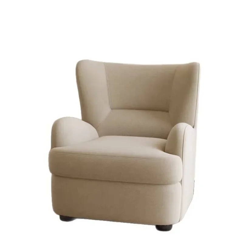 

retro single sofa chair, medieval balcony living room bedroom, rotating sofa chair, small apartment leisure recliner