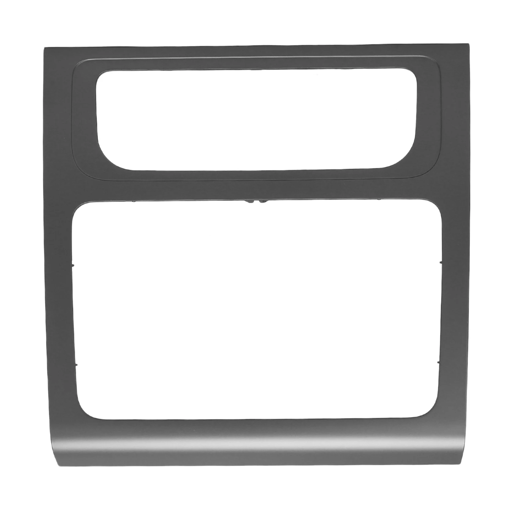 Car Inner Center Console Trim Frame Air-Conditioner Panel CD Recorder Easel Navigation Trim for Touran 11-15 Silver