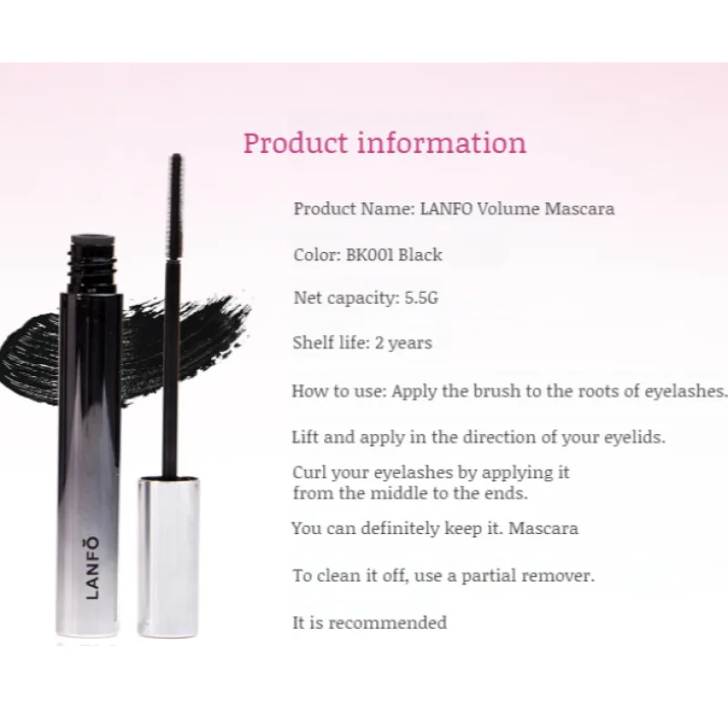 Slimming Volume Mascara Slimming Curve Mascara Mascara Slimming Slimming Effect