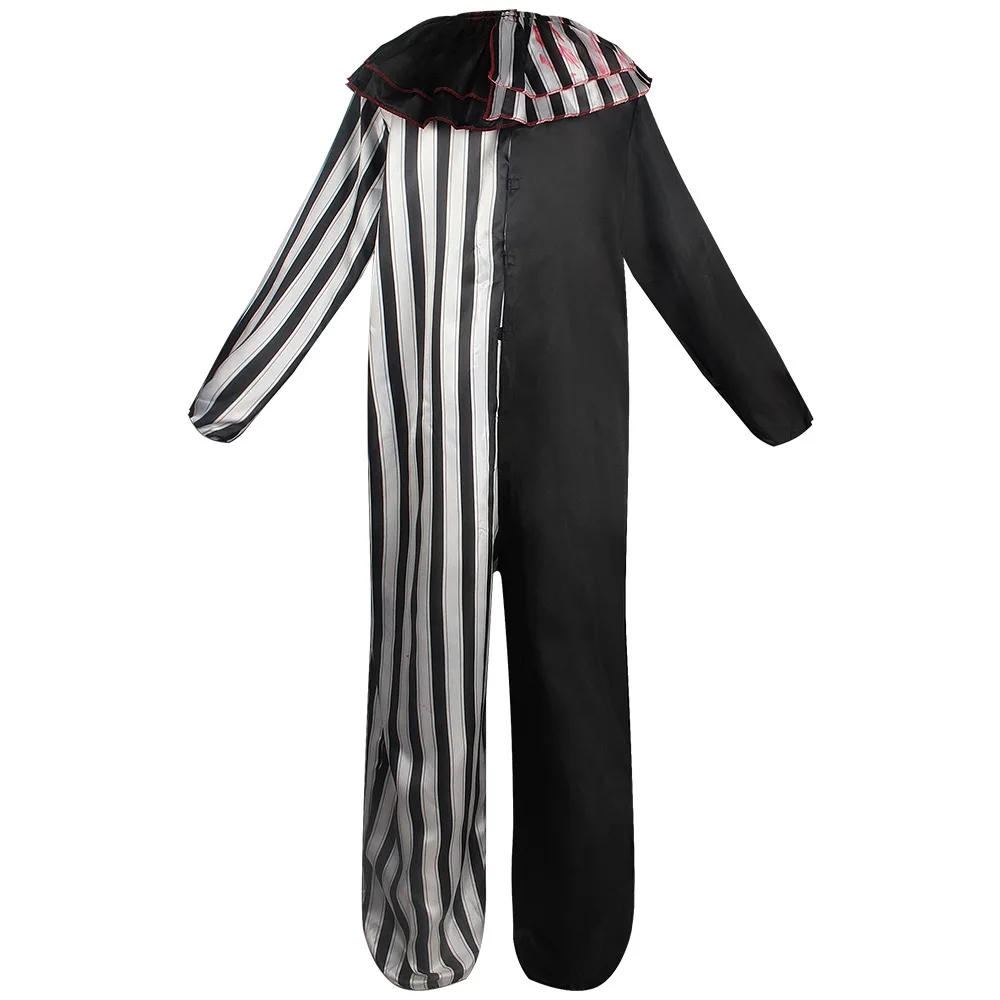 Halloween Clown Cosplay Traje para Homens e Mulheres, Macacão Terrifier, Performance Outfits, Vestido de Natal, Carnaval, Adultos, Tamanho Livre