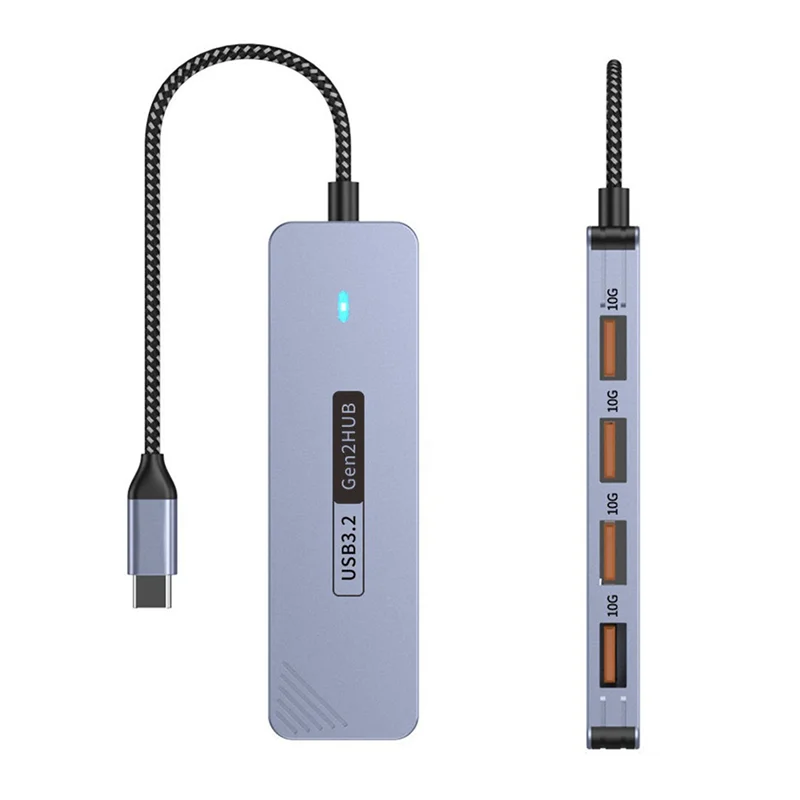 BNVN-3X 10Gbps USB 3.2 GEN2 허브 USB C 허브 고속 USB 분배기 USB Type-C 3.2 허브