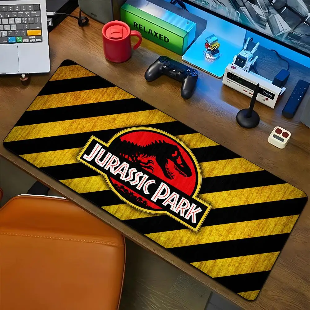 Jurassic Park Mouse Pad Cartoon Lockedge Large Gaming Pad Computer Gamer Keyboard Mat Desk Mousepad PC Desk Pad