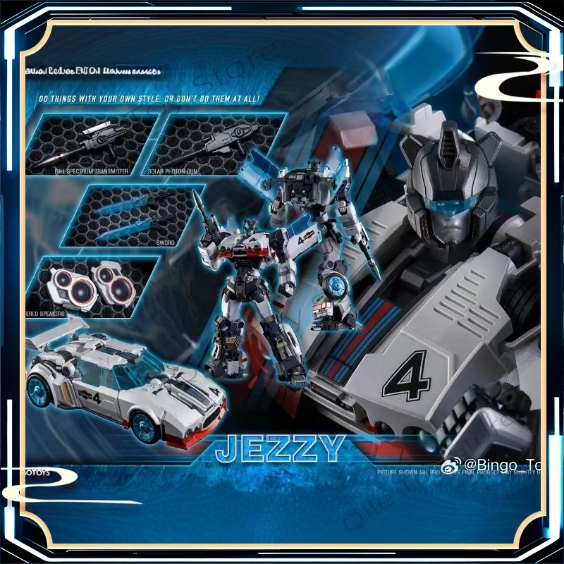 En Stock juguetes transformados Bingo_Toys BT-07 Jazz Jezzy G1 colección de figuras de acción regalo caja Original