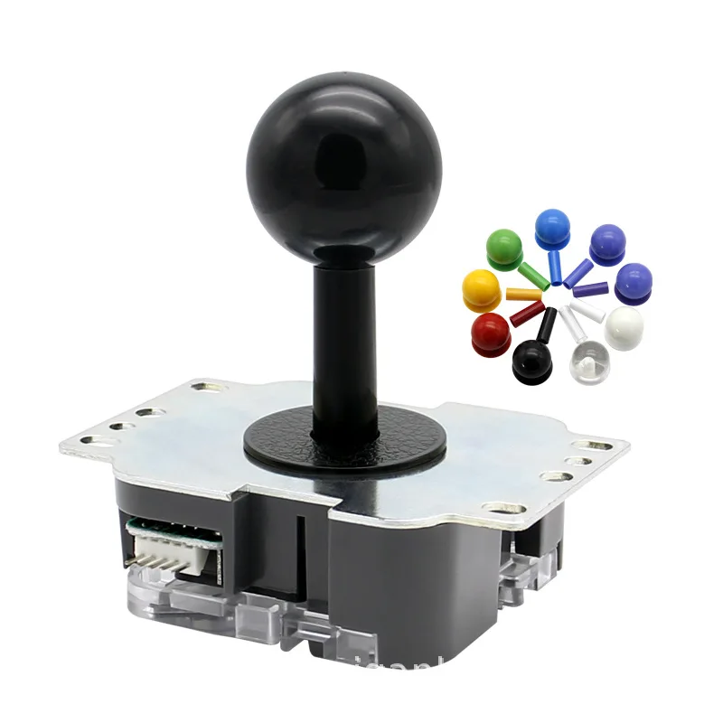 Arcade joystick accessories, fighting arcade joystick 5pin universal interface 8 directions small square gear