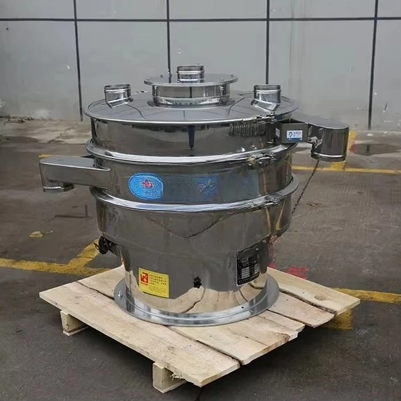 hot Flour Factory Industrial Sieving Equipment Stainless Steel Flour Sifter Machine Rotary Vibration Sieve with CE