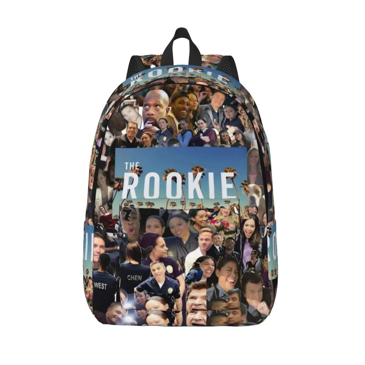 

The Rookie TV Show Cool Backpack Outdoor High School Business Daypack for Men Women Laptop Shoulder Bag