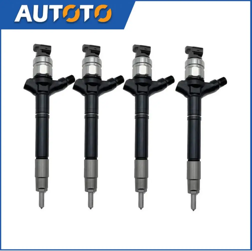 4 pezzi iniettore di carburante 1465A297 095000-7490 095000-7491 095000-9560 1465A257 per Mitsubishi Pajero L200 4D56 2.5L parti del motore