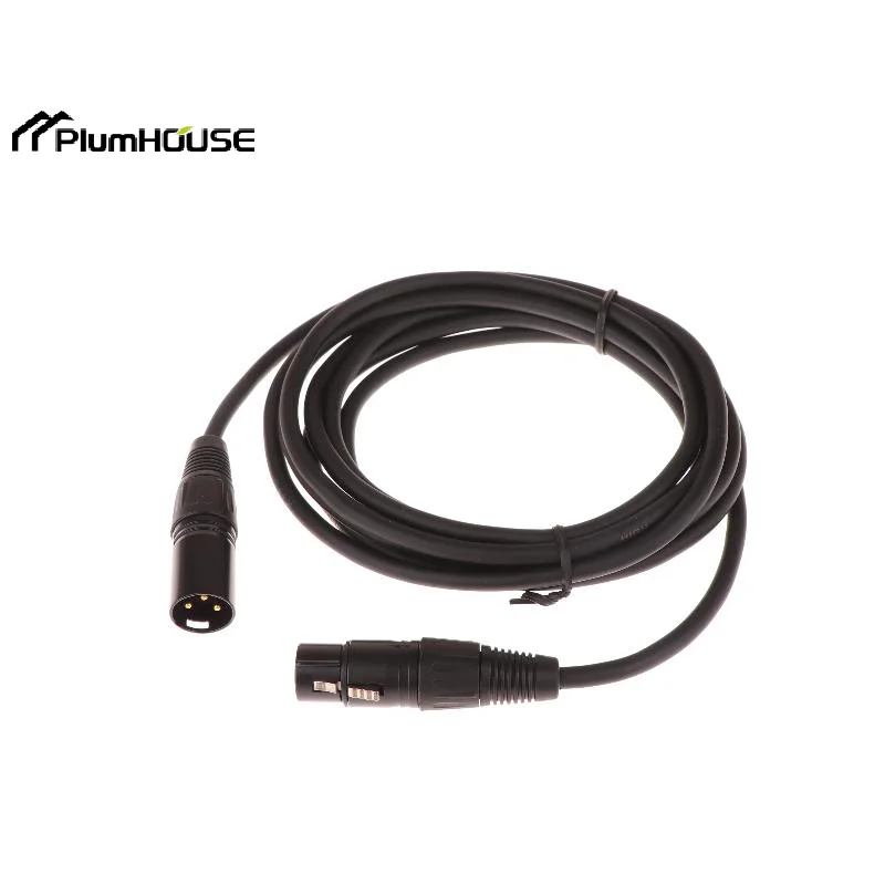 Lámpara de efecto LED iluminación de escenario DMX512 3 pines 0,5 m/1m/1,5 m/3 m Cable de señal XLR de alta calidad conectar luz Par