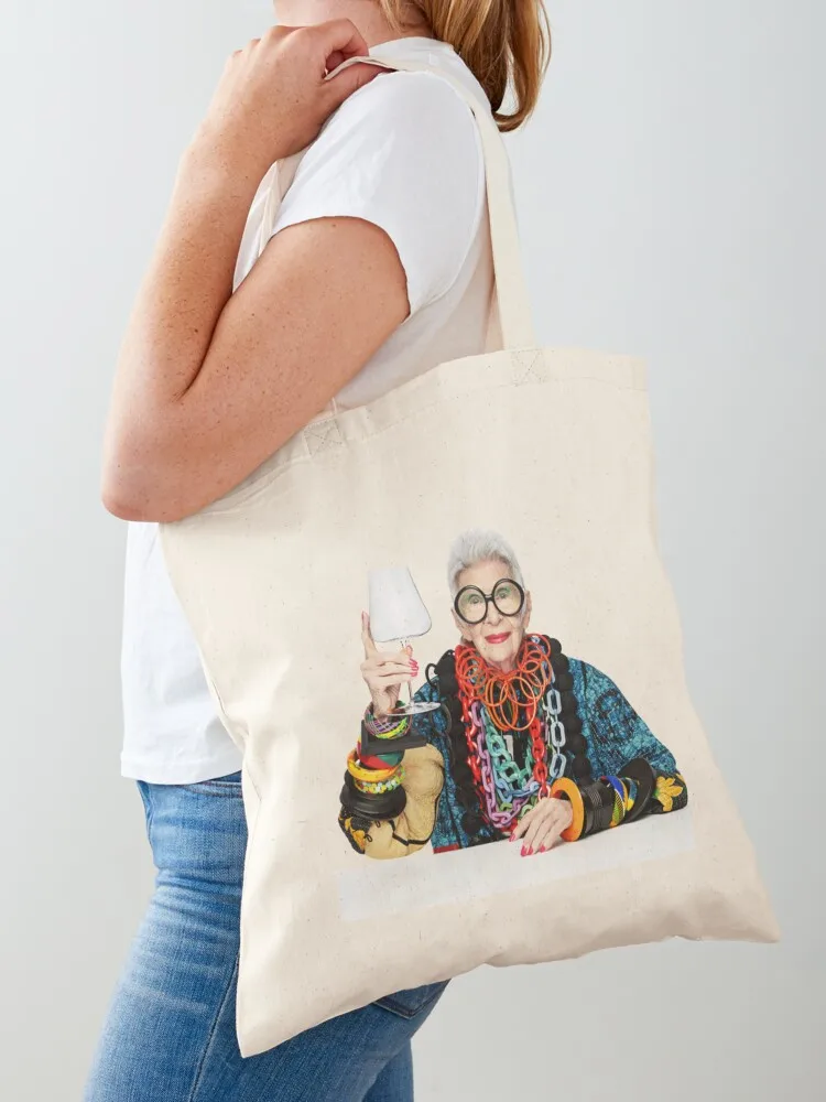 

Iris Apfel Fotomodell Tote Bag shopper bags for women shopping bag Shopper handbag eco pack