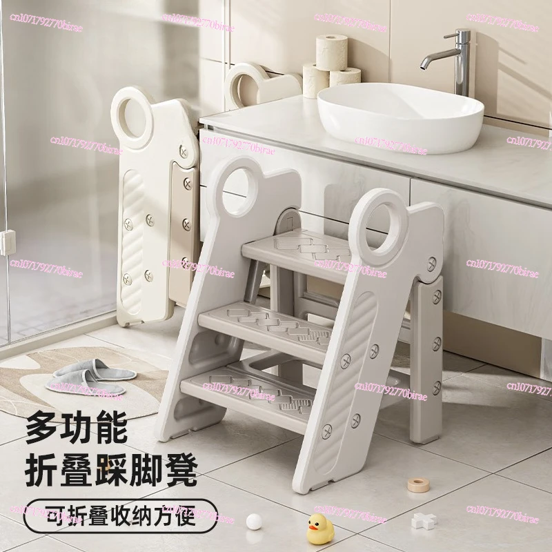Children's Footstool Washing Table Pedal Baby  Steps Increase Stepping Stool Brushing Teeth