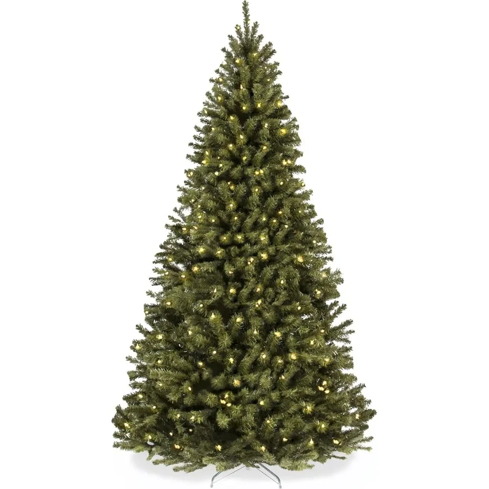 6ft Pre-Lit Spruce Artificial Holiday Christmas Tree for Home, Office, Party Decoration w/ 250 Incandescent