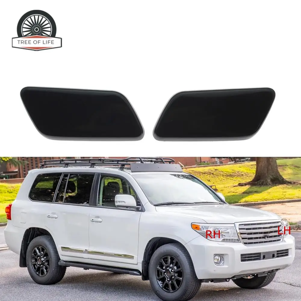 For TOYOTA LAND CRUISER V8 5.7L 2013 2014 2015 8535460050 8535360050 Front Bumper Headlight Washer Spray Nozzle Jet Cover Cap