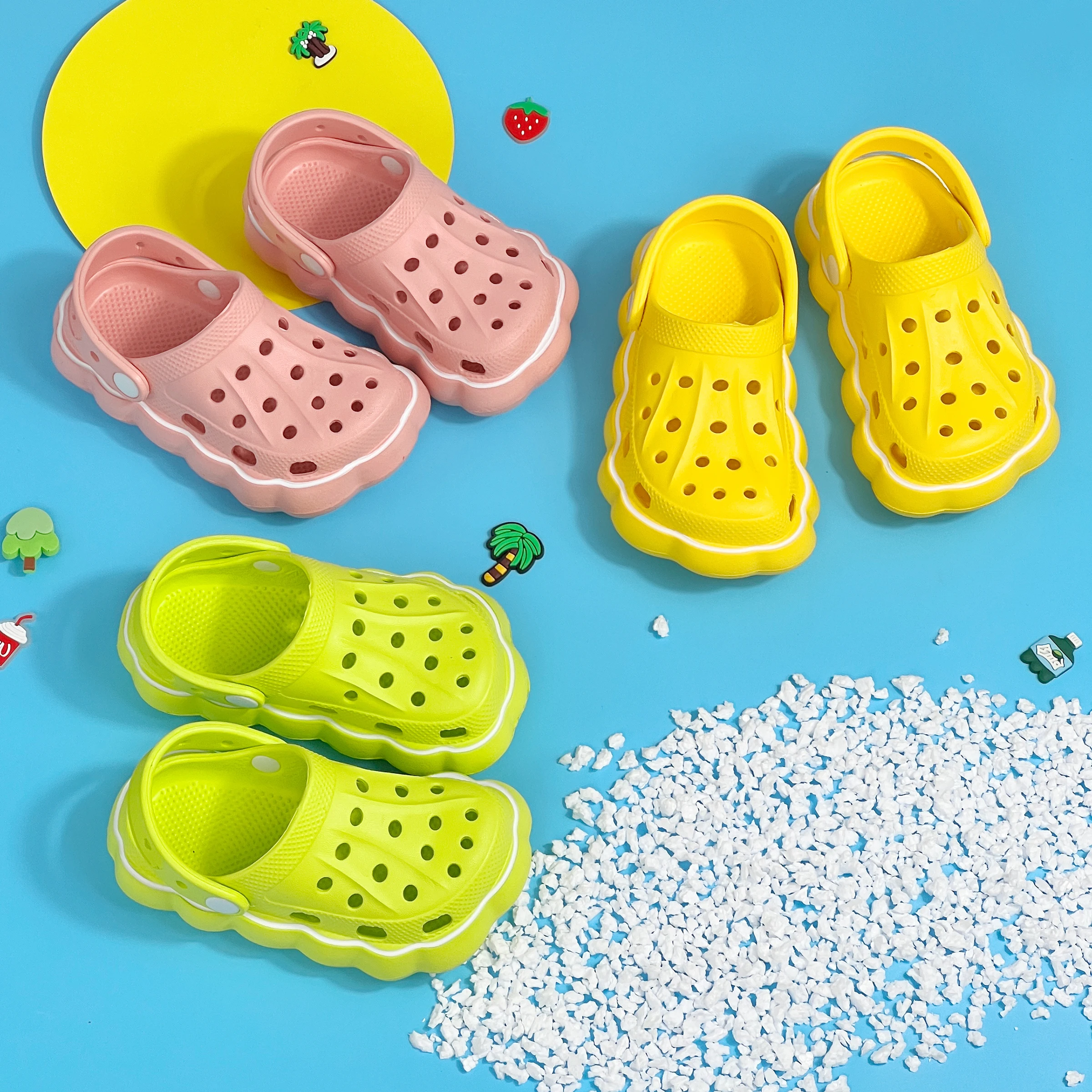 Garden Shoes For Children Wear Resistant Non-slip Fashion Comfortable Beach Sandals Boys Girls Slippers Summer