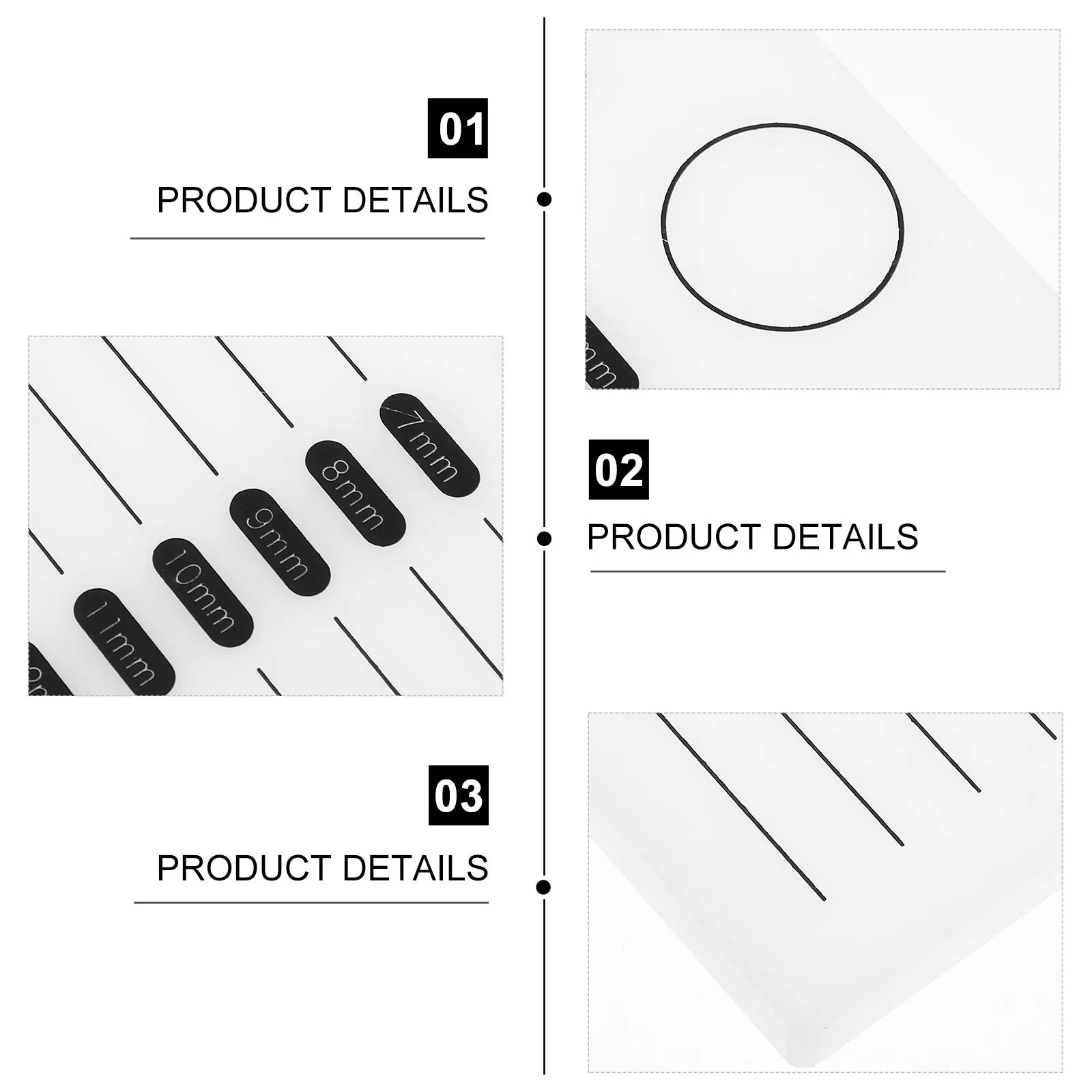 

1pc Eyelash Gasket Tool Lash Grafting 2-In-1 Compact Plate Beauty Salon Supplies Smooth Surface Reusable Eyelash Plate