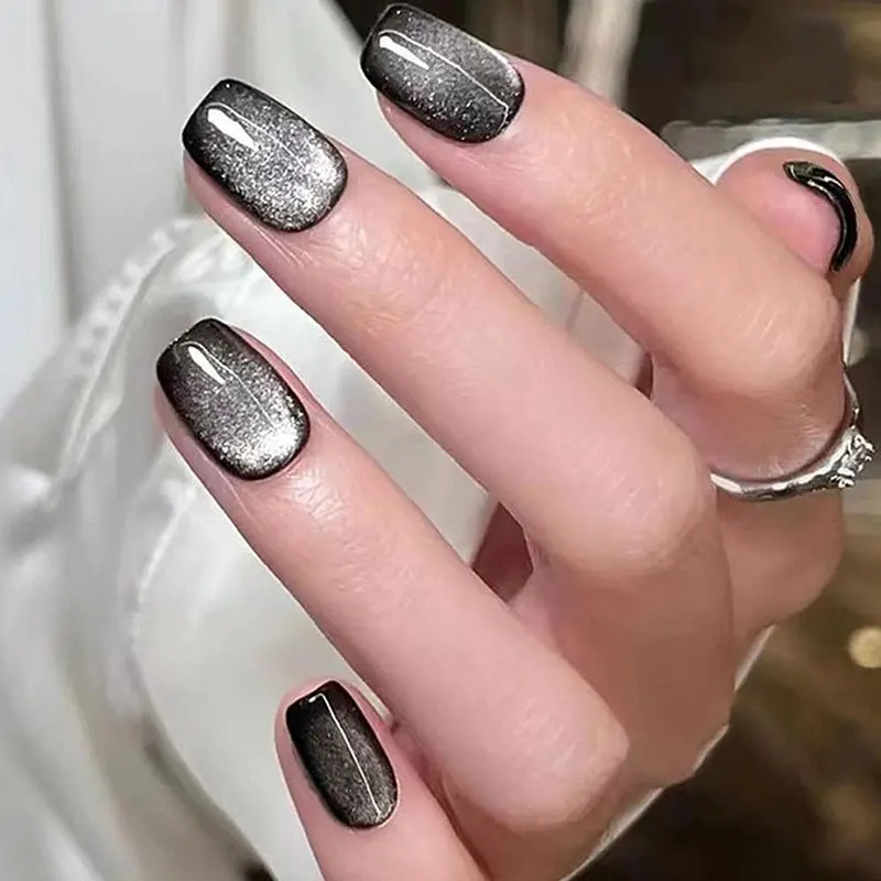 Short Nail Pieces Simple Stylish Solid Color Short Nail Makeup,Easy To Put Together For More Everyday Manicure
