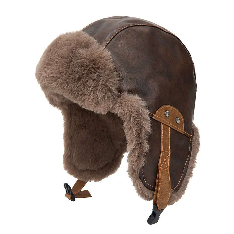 Retro Pilot Hat: Outdoor Cycling, Cold-Weather, Skiing, Ear-Protecting Cotton Hat—Comfortable and Versatile Winter Hat