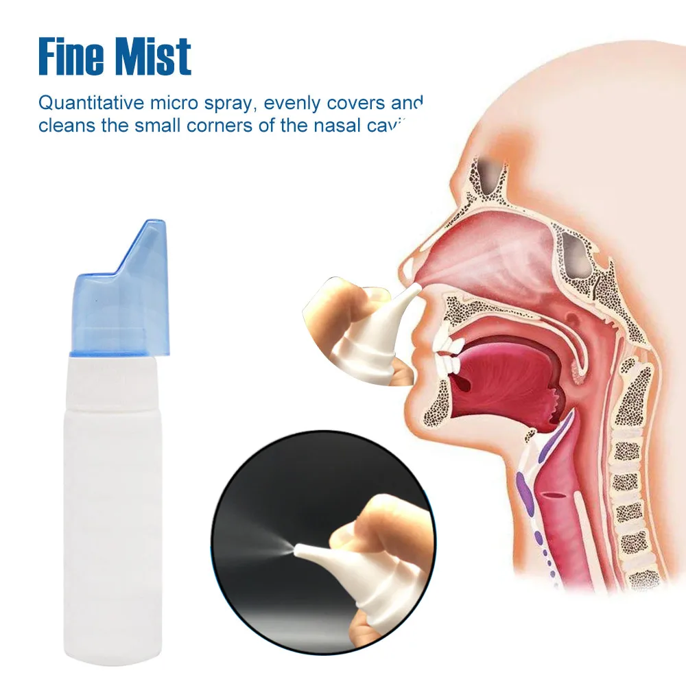 300/500ML Nasal Irrigator Nasal Wash Cleaner Spray Neti Pot Rinse Nose Cleaner Avoid Sinusitis Rhinitis Treatment Health Care