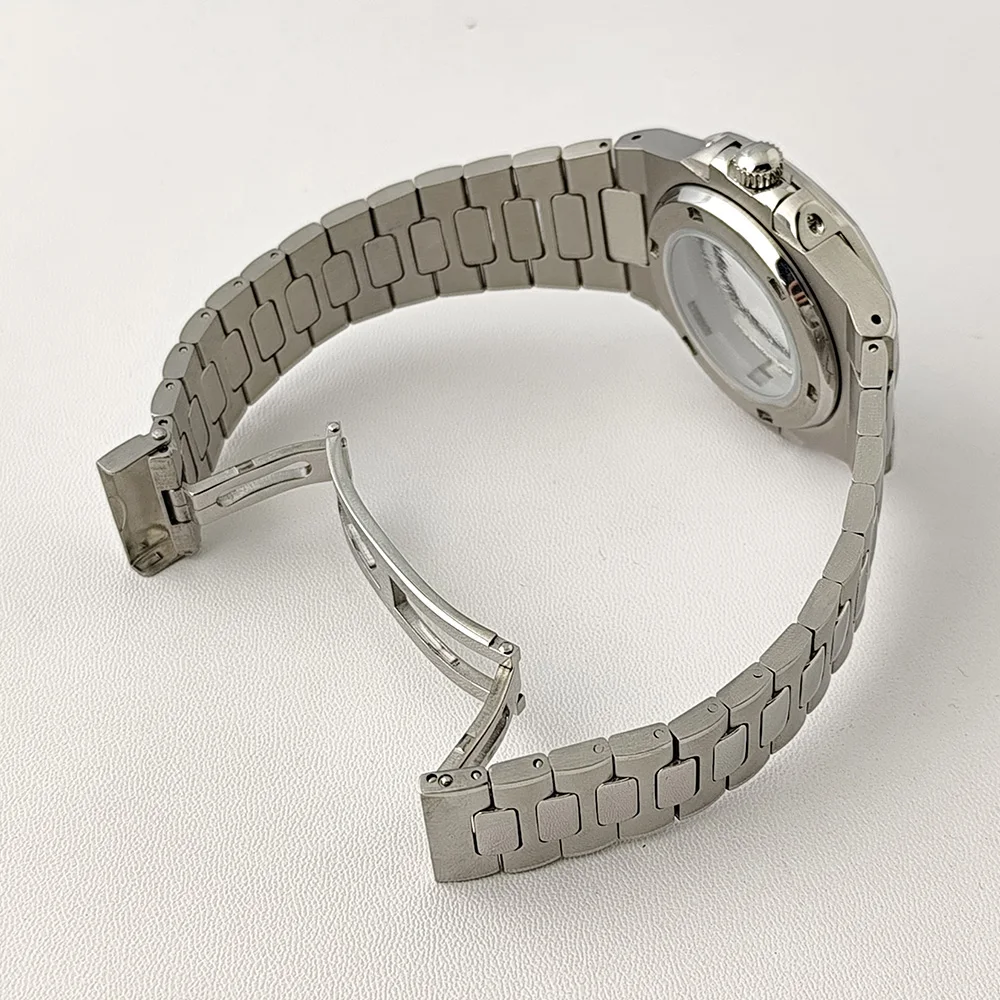 40mm Steel Case For NH35 Sapphire Glass Fit NH35 NH36 NH38 NH70 Movement Watch Accessories Watch Parts For NH35 Dial