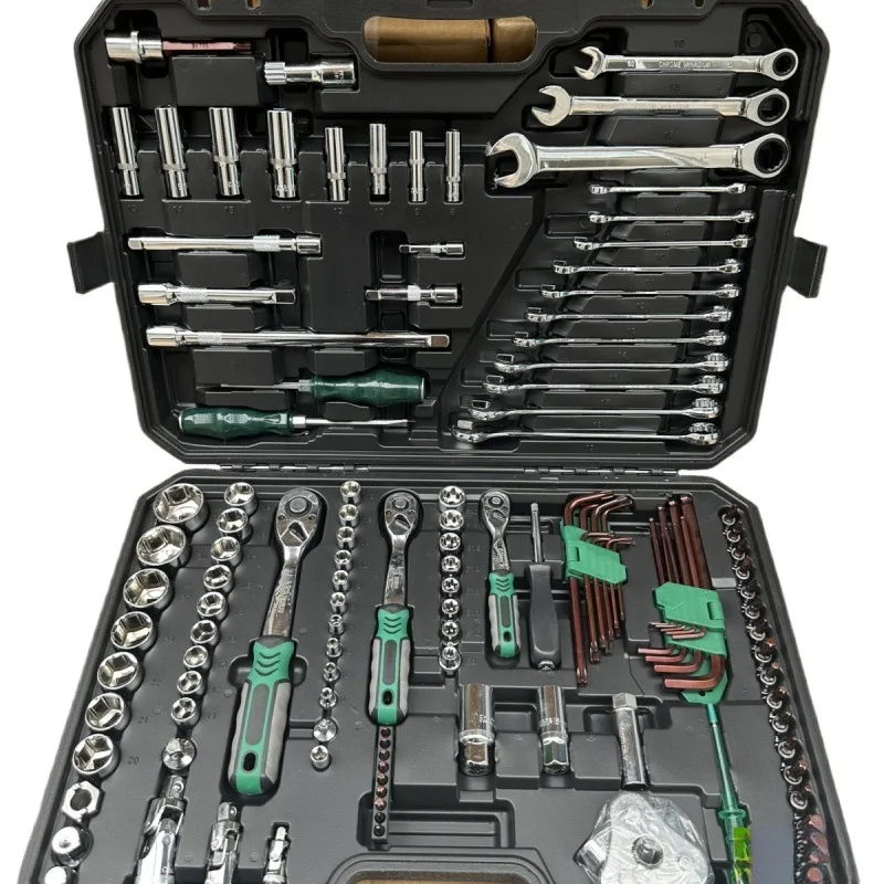 

Repair tool set Repair car sleeve Wrench set Ratchet quick wrench combination