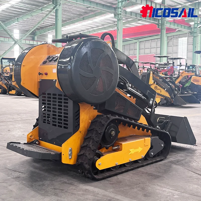 جرافة انزلاقية صغيرة مع محرك EPA متعددة الوظائف زاحفة المزرعة محمل صغير شحن مجاني رخيصة الثمن ضمان لمدة سنة واحدة