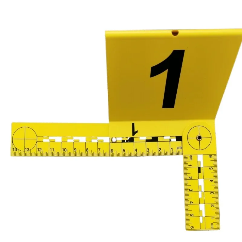 For Plastic Evidence Plate, Physical Evidence Number Plate, Yellow Sign, Photo Plate
