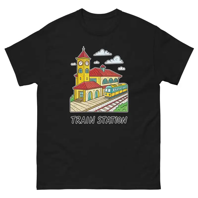 

Train Station Everyday Location Building Place T Shirt