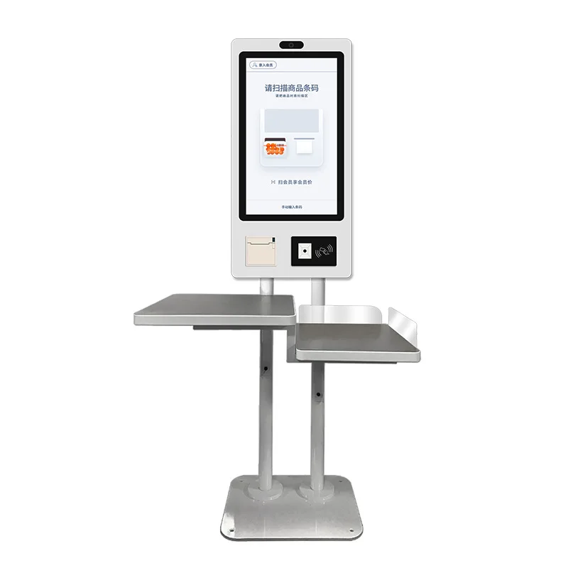 

21.5'' Self-service Call System For McDonald's Kiosk Payment Method Credit Card Scanner Restaurant Self Ordering Kiosk