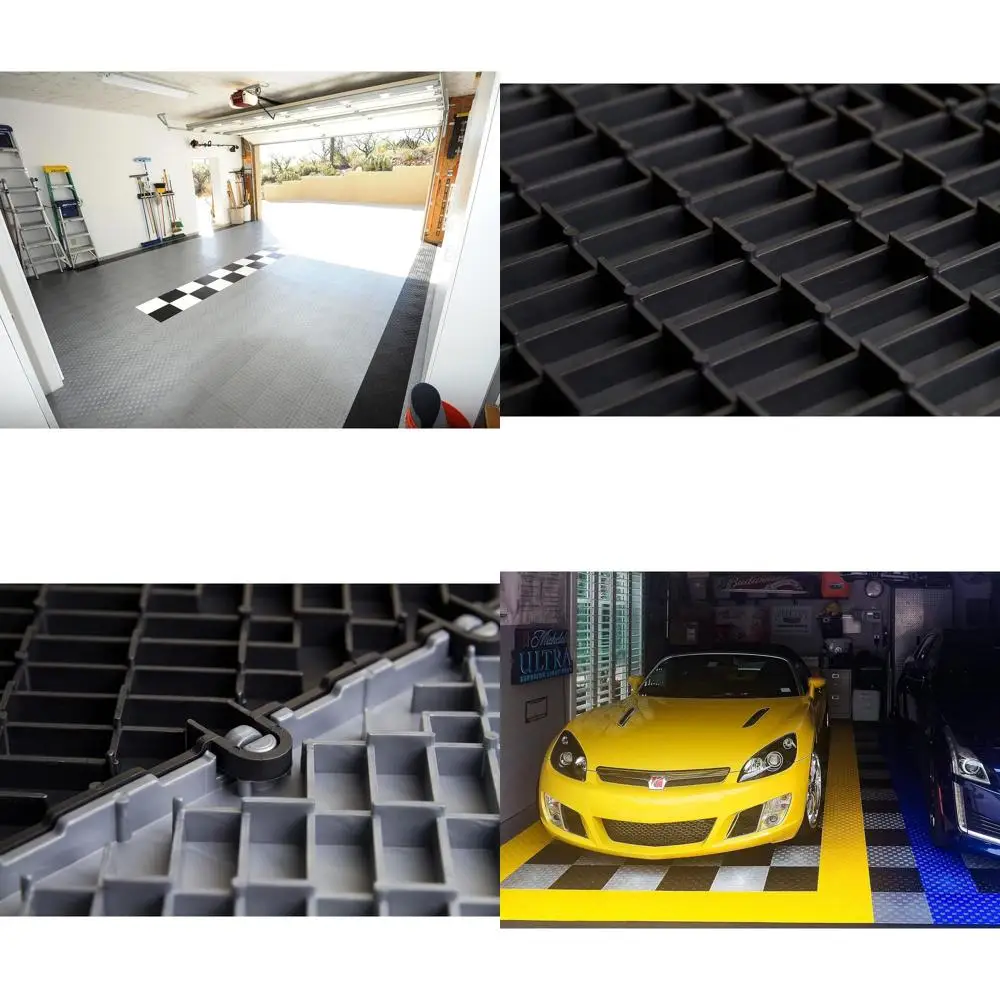 

Non-Slip Heavy-Duty Copolymer Garage Flooring Tiles, Easy Install, Royal Blue, 48 Pack of 12 x 12