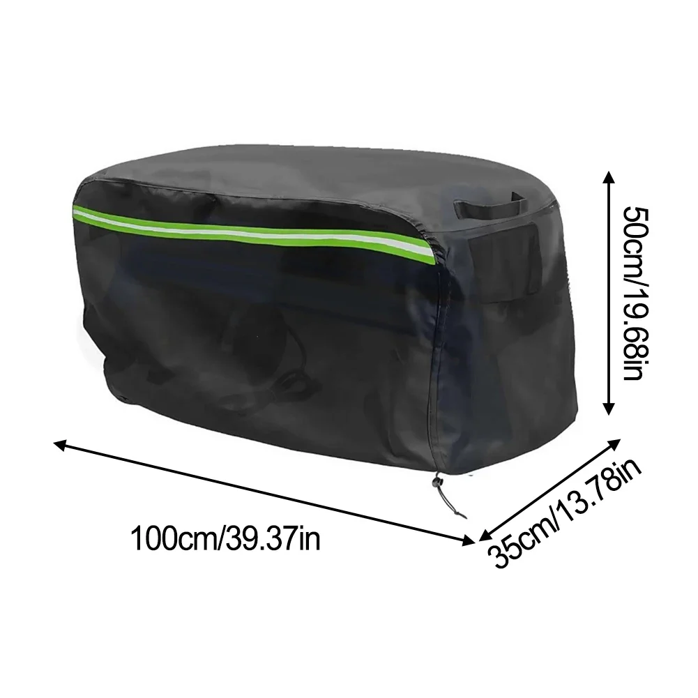 Oxford Cloth Waterproof Electric Log Splitter Cover with Ventilation Adjustable Buckle and Reflective Safety Strip for Safety