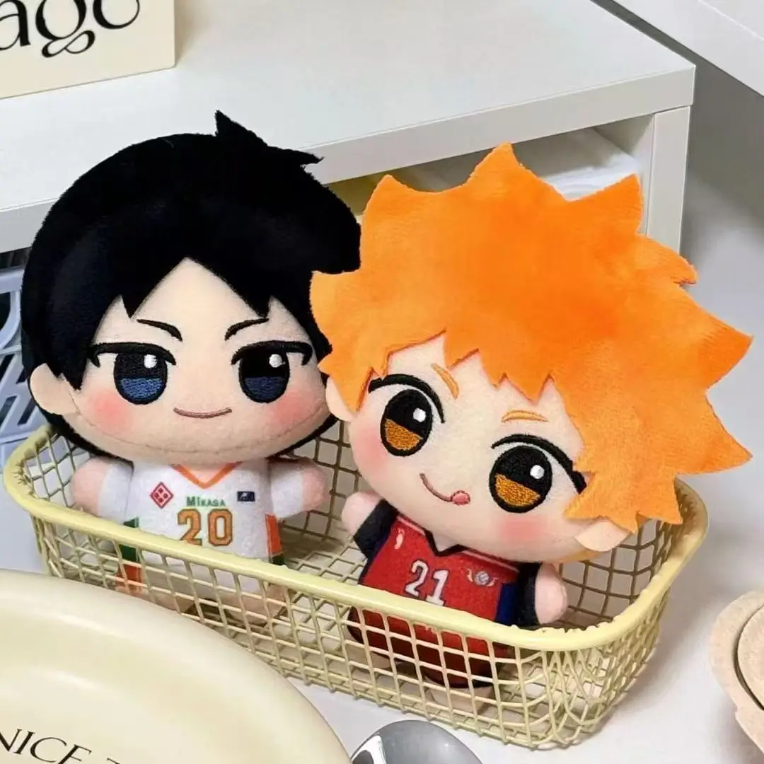 10CM Anime Haikyuu!! Hinata Shoyo & Tobio Kageyama pluche pop knuffels student hanger sleutelhanger leuk verjaardagscadeau voor kinderen