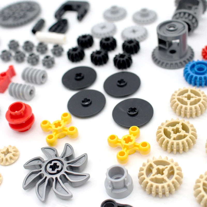 117PCS MOC Tecnologia Set di ingranaggi a velocità variabile Kit di ingranaggi tecnici Puzzle Giocattoli fai da te compatibili con i piccoli blocchi Legoeds