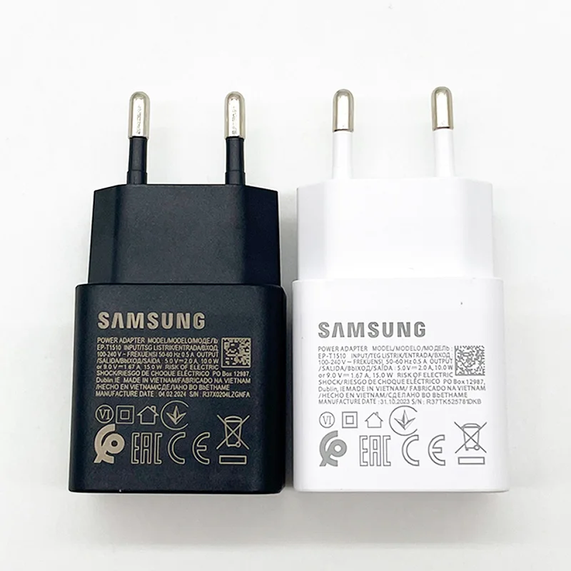 Samsung 15W Schnell-PD-Wandladegerät mit 1M USB-C-Kabel, Reiseladegerät für Galaxy A12 A13 A14 A15 A23 A32 A34 S10E S10 S9 S8 Plus – Detail 6