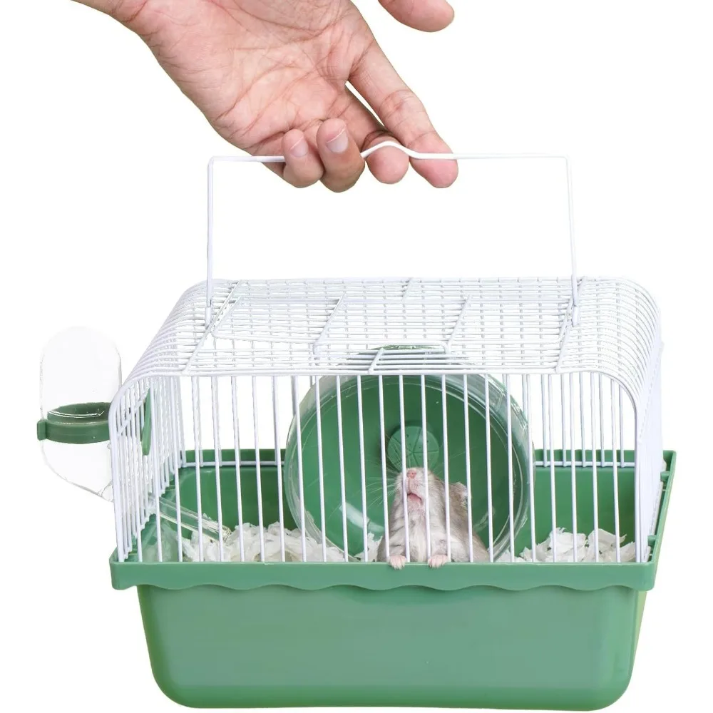 Deluxe-Hamsterkäfig aus Acryl, großer Raum, goldenes Hamsterhaus, faltbar und für den Außenbereich, Kunststofftablett, Heimtierbedarf, Box-Verpackung – Detail 6