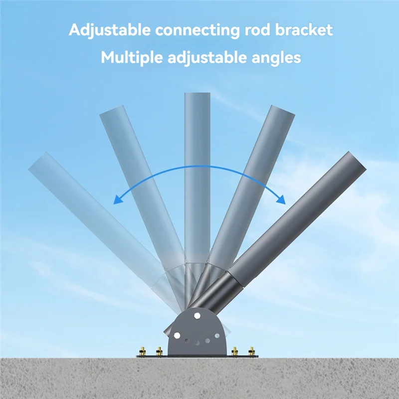 A72T Adjustable Mounting Kit For Starlink V2 Eave Bracket Satellite Support Stand Practical Internet Dish Pole Mount Kit