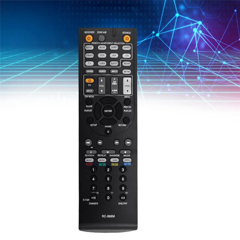 SQPP-RC ‐ 896M AV استقبال التحكم عن بعد استبدال ل Onkyo RC-737M RC-801M RC-836M RC-865M RC-896M RC-762M RC-764M RC-810M Durabl