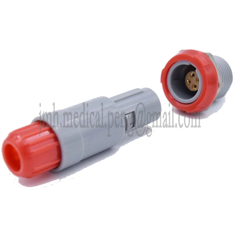 PAG PAA PAB PAC 1P 2 3 4 5 6 7 8 9 10 14Pin Medical Plastic Round Push-pull Self-locking Connector  0 40 60 80 Degree Male Plug