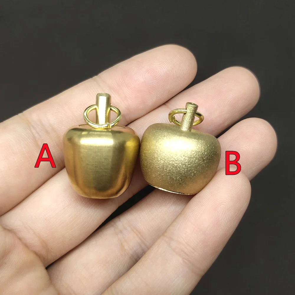 Brass Pendant Apple shape Jar/urn/bottle Pendant Can be opened Necklace/Keychain/Backpack/Car pendants Accessories