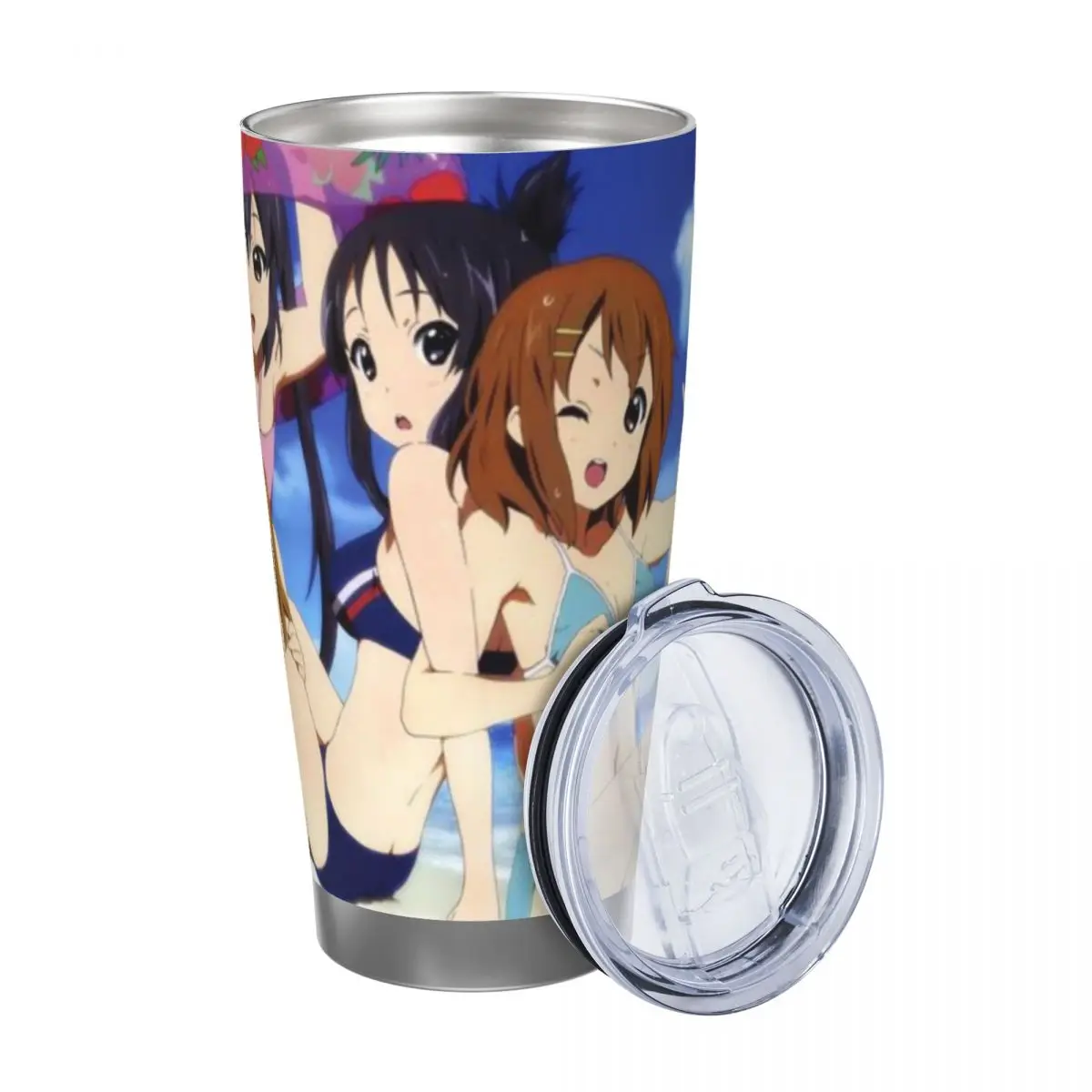 Japanese Anime K-On! 20oz Cup Large Capacity Car Mug Leak-proof Juice Coffee Cup Food Grade