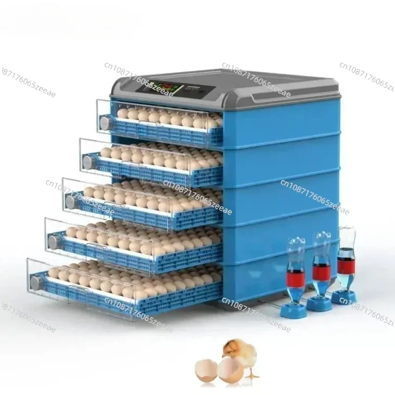 256-500 Capacity Egg Incubator Fully Automatic Dual Power Hatching Machine Chick Roller