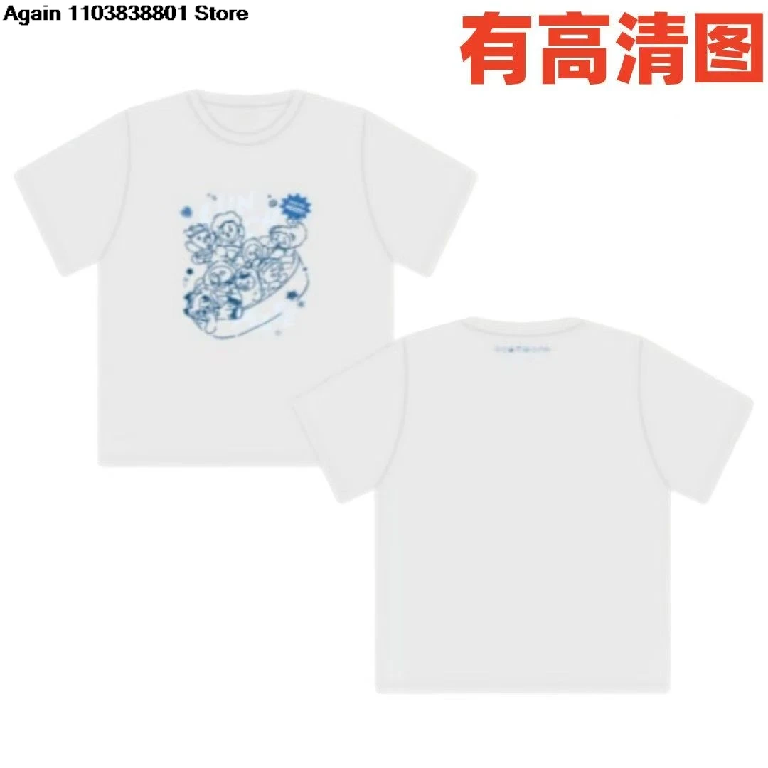 NEXZ NEXZOO 2026 LUNCH MATE Daily & Weekly Pop-up Short Sleeve T-Shirt with Cartoon Animal Print, High Quality