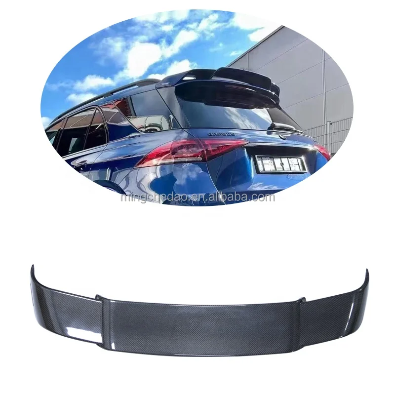 B style Carbon fiber Trunk Spoiler  Hatchback Spoiler for Mercedes Benz C176  GLE-Class SUV  GLE43 GLE63  2020-UP