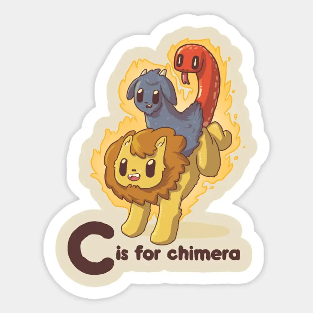 

Стикер chimerlovely для ноутбука, автомобиля, модный чемодан с мультяшным рисунком