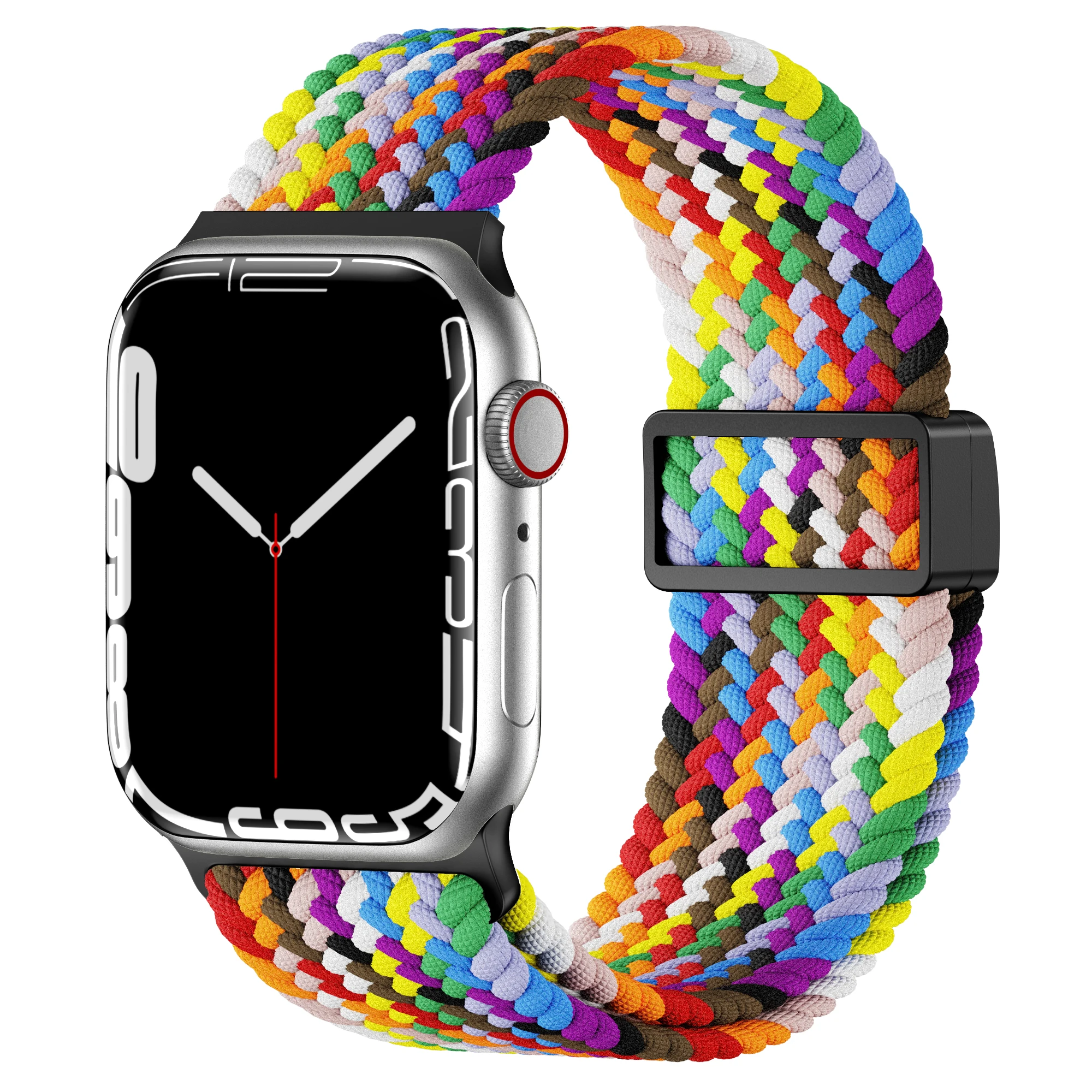 

Braided Solo Loop For Apple watch Ultra band 40mm 44mm 41mm 38mm 49mm 45mm Elastic Nylon bracelet iWatch series 9 8 7 3 se strap