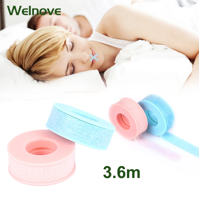 

1Roll Mouth Tape 3.6M Anti Snoring Adhesive Stickers Better Nose Breathing Remedy Sleeping Patch for Adults Children Health Care