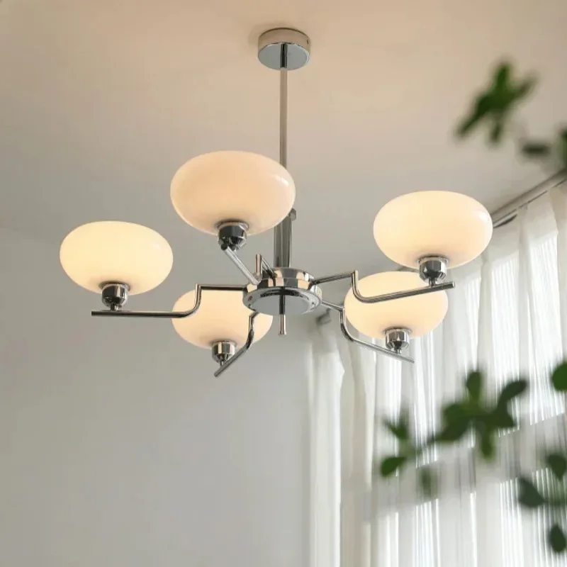 

Vintage Bauhaus LED Chandeliers Pendant Lamp Bedroom Study Room Living Dining Room Hanging Lighting Designer Nordic Retro Lamp